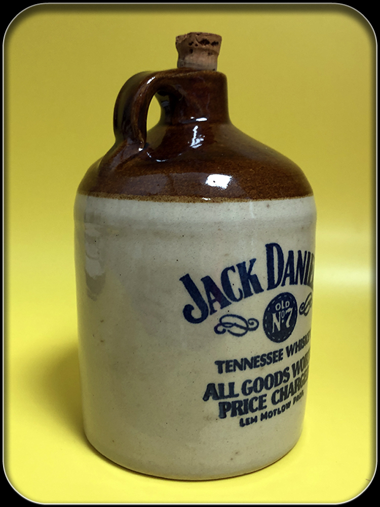 Whiskey JACK DANIEL'S STONEWARE JUG DECANTER Whisky Jack Daniels Empty